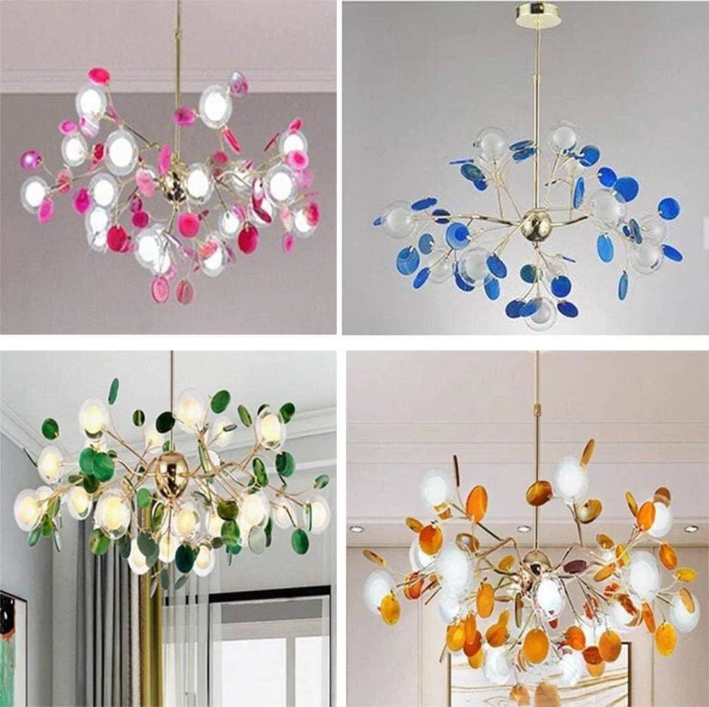 لوستر روستیک مدرن برنجی مدل اسپوتنیک، لوستر لوستر روستیک مدرن برنجی مدل اسپوتنیک، لوستر