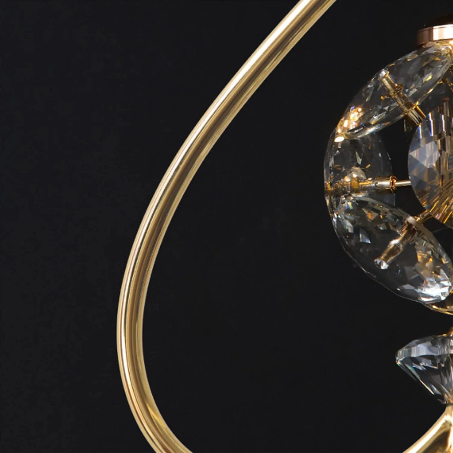 لوستر کریستالی قلب شکل رمانتیک نوردیک، چراغ آویز کریستالی لوکس مدرن، چراغ های آویز سقفی کریستالی ساده و گرم