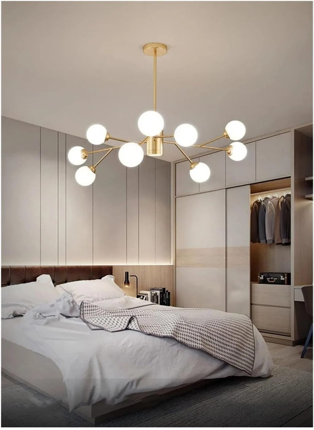 Scandinavian Led G9 Chandelier Living Room Dining Room Foyer Bedroom Modern Chandelier Metal Decoration Loft,Modern Decor,Gold-9head gold Scandinavian Led G9 Chandelier Living Room Dining Room Foyer Bedroom Modern Chandelier Metal Decoration Loft,Modern Decor,Gold-9head gold