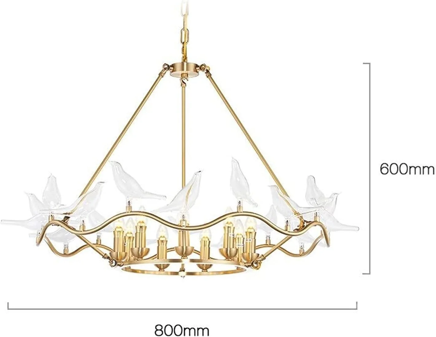 لوستر پرنده شیشه ای مینیمالیستی پست مدرن، طراحی خلاقانه مناسب اتاق مدل، اتاق نشیمن، اتاق غذاخوری، اتاق خواب، هتل، روشنایی تزئینی آهنی با سلیقه بالا لوستر پرنده شیشه ای مینیمالیستی پست مدرن، طراحی خلاقانه مناسب اتاق مدل، اتاق نشیمن، اتاق غذاخوری، اتاق خواب، هتل، روشنایی تزئینی آهنی با سلیقه بالا