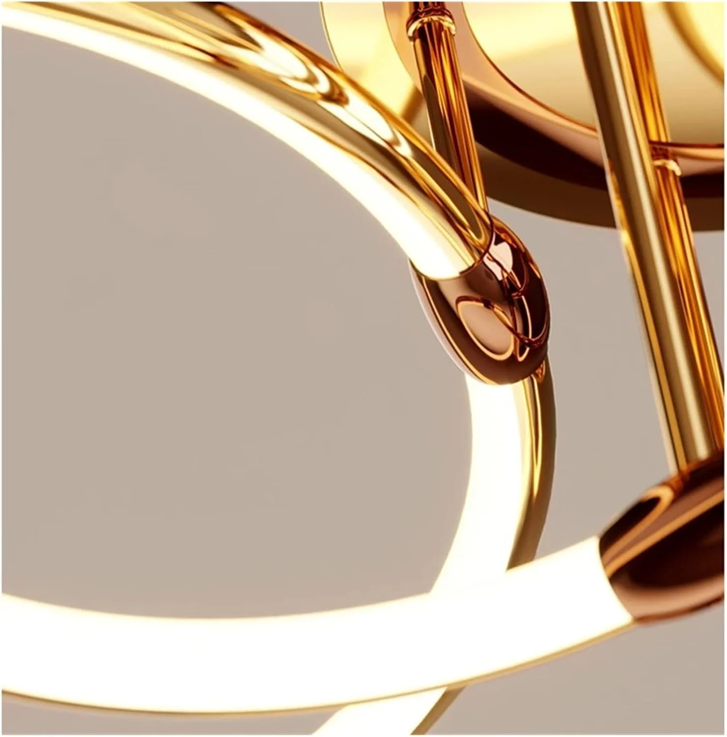 لوستر ال ای دی طلایی پست مدرن طرح حلقه ای - دکوراسیون منزل، روشنایی اتاق نشیمن، چراغ آویز اتاق خواب، دکور مدرن، تک رنگ - 5 شاخه لوستر ال ای دی طلایی پست مدرن طرح حلقه ای - دکوراسیون منزل، روشنایی اتاق نشیمن، چراغ آویز اتاق خواب، دکور مدرن، تک رنگ - 5 شاخه