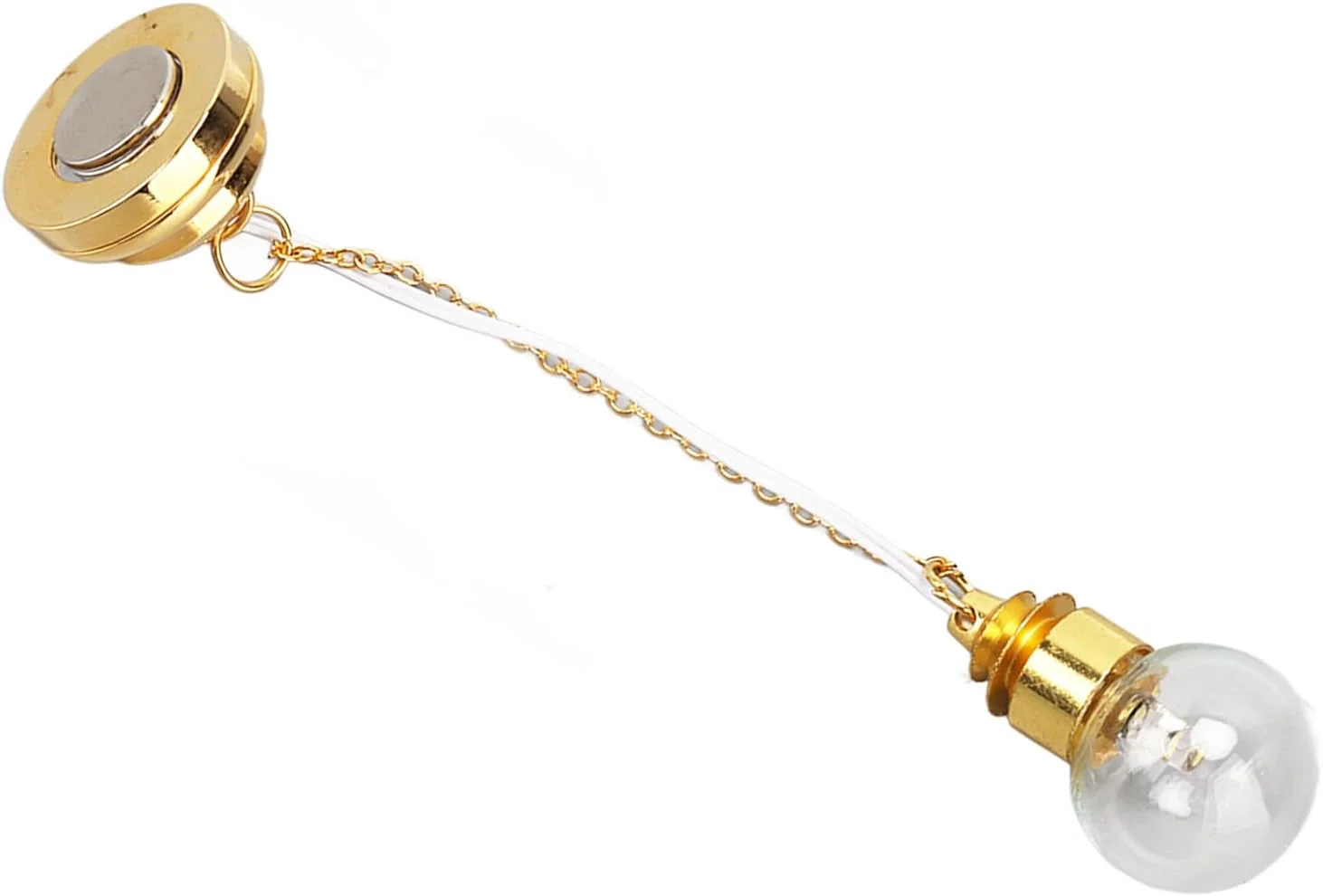 چراغ سقفی خانه عروسکی POENVFPO 1/12، چراغ LED مینیاتوری لوستر شیشه ای کوچک با باتری برای خانه عروسکی 1/12