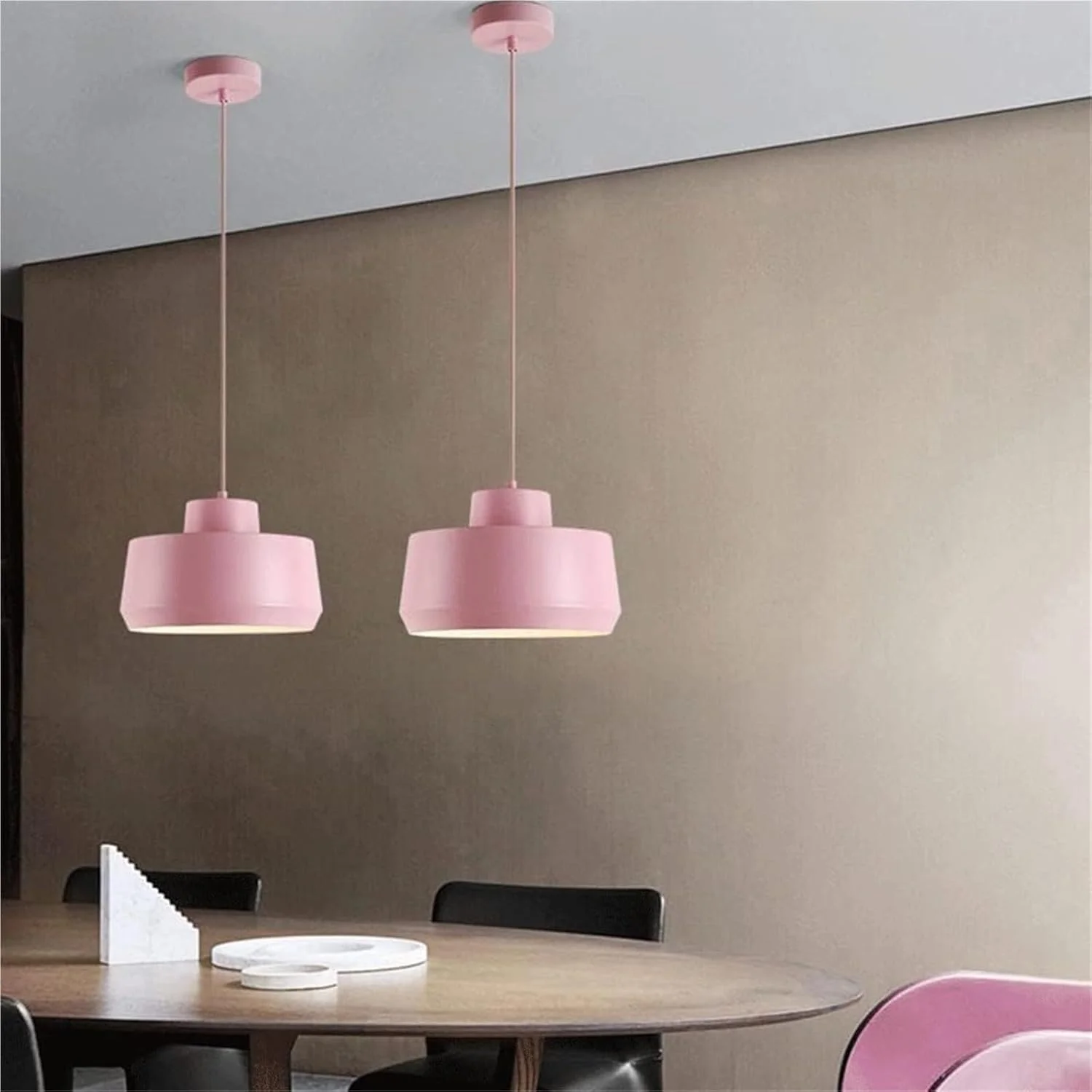 لوستر تک شاخه مینیمال شخصی سازی شده، چراغ آویز سقفی کوچک تزئینی، چراغ روشنایی رنگی