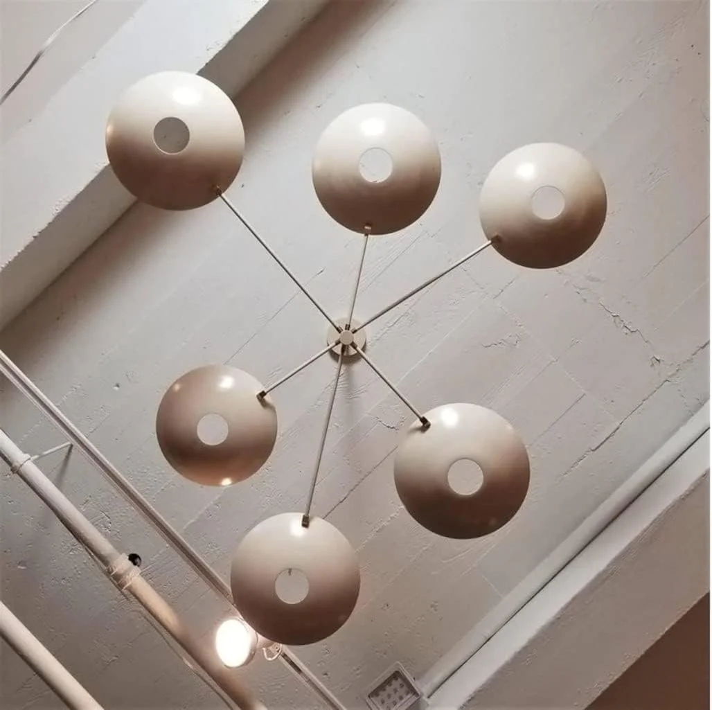چراغ آویز 6 شاخه با سایه های سوراخ دار، لوستر مدرن و اسپوتنیک اواسط قرن برای دکوراسیون منزل، جزیره آشپزخانه، اتاق ناهارخوری، اتاق نشیمن و اتاق خواب چراغ آویز 6 شاخه با سایه های سوراخ دار، لوستر مدرن و اسپوتنیک اواسط قرن برای دکوراسیون منزل، جزیره آشپزخانه، اتاق ناهارخوری، اتاق نشیمن و اتاق خواب