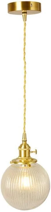 چراغ لوستر ال ای دی مدرن - لوستر گوی شیشه ای کنار تختی، چراغ آویز دیواری ساده، چراغ آویز مسی هنری، لوستر ال ای دی مدرن، آویز مدرن