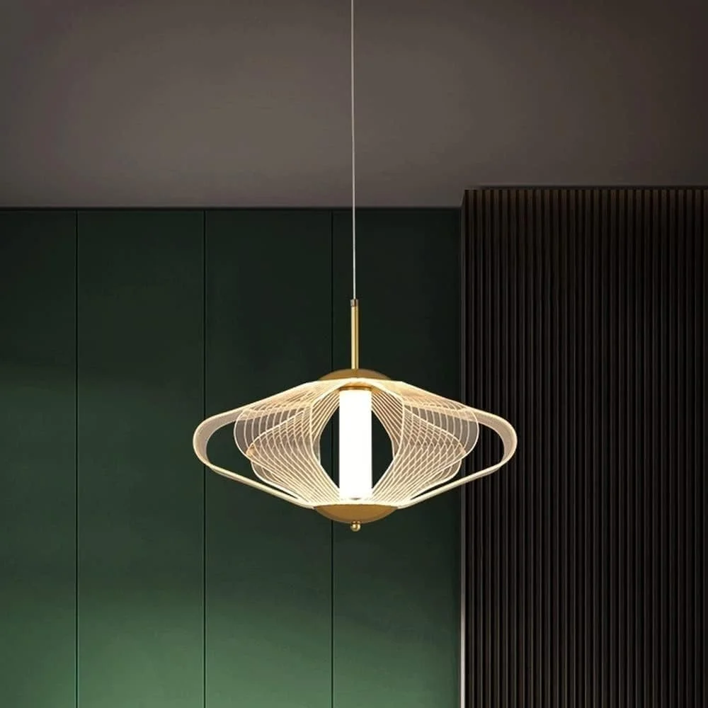 چراغ آویز ال ای دی مینیمالیستی لوستر گرد 24 وات چراغ های آویز اتاق ناهار خوری چراغ های جزیره آشپزخانه لوسترهای اتاق خواب چراغ برای اتاق نشیمن