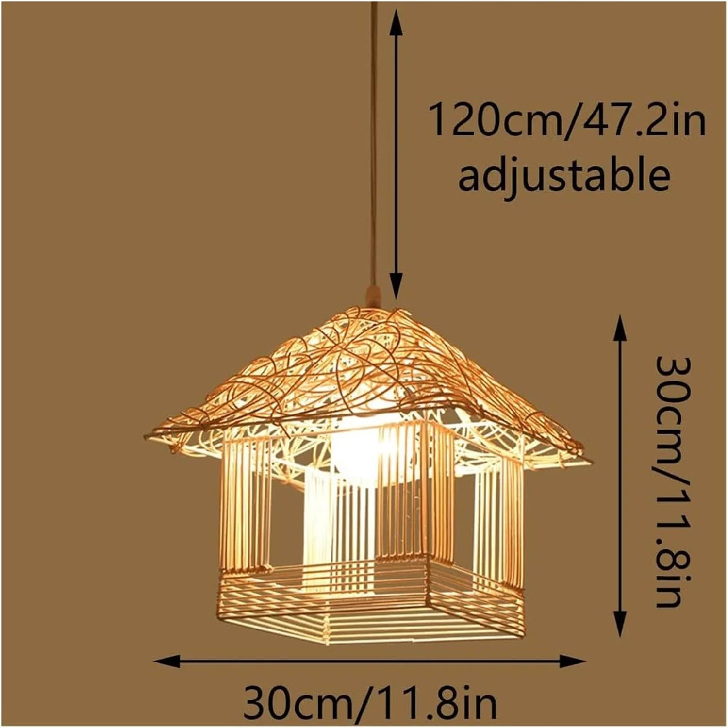 لوستر حصیری، آباژور حصیری بافت، چراغ آویز فلزی دست ساز، روشنایی داخلی، چراغ با سیم قابل تنظیم، لوستر لوستر حصیری، آباژور حصیری بافت، چراغ آویز فلزی دست ساز، روشنایی داخلی، چراغ با سیم قابل تنظیم، لوستر