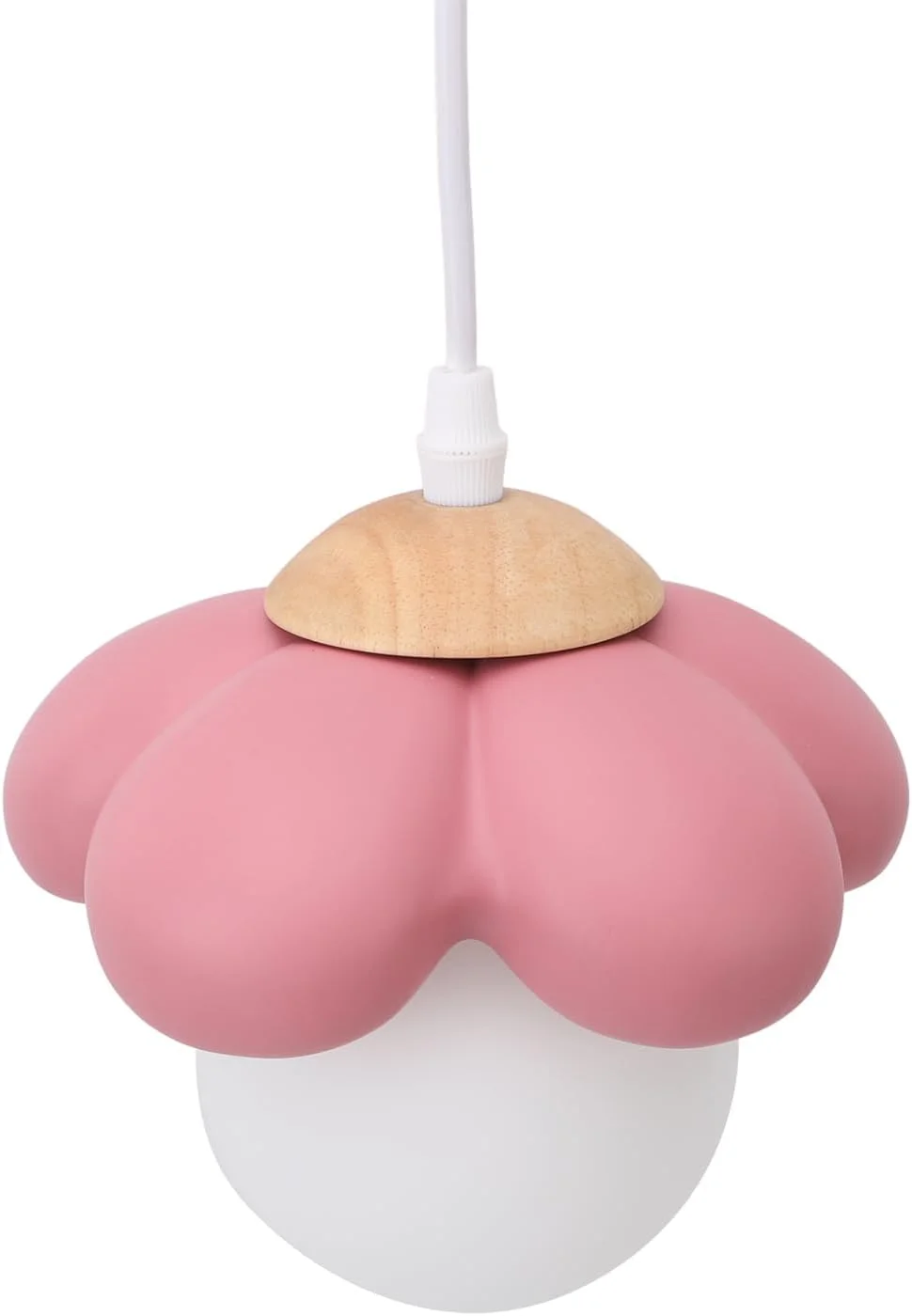 چراغ آویز کیکومی، طرح گل کرم رنگ، چراغ آویز سقفی G9 مناسب برای جزیره آشپزخانه، اتاق ناهارخوری، اتاق خواب، اتاق نشیمن