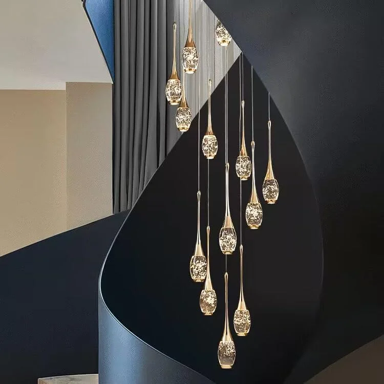 آینده | مدرن | کریستال | ال ای دی | لوستر | ارتفاع 3 متری | فریم 60 سانتی متری | 18 چراغ | مینیمالیستی | چراغ آویز برای اتاق نشیمن | راه پله | سقف بلند آینده | مدرن | کریستال | ال ای دی | لوستر | ارتفاع 3 متری | فریم 60 سانتی متری | 18 چراغ | مینیمالیستی | چراغ آویز برای اتاق نشیمن | راه پله | سقف بلند