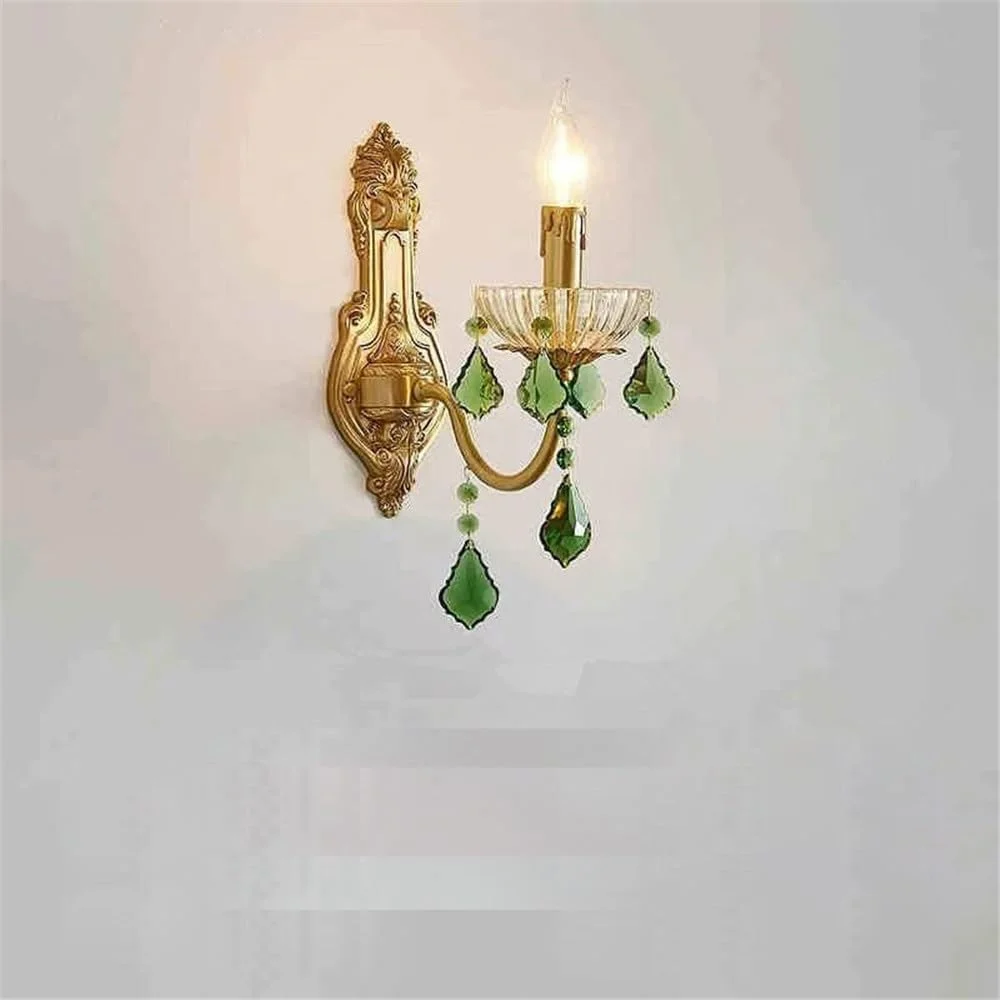 لوستر کریستالی برنجی لوکس اروپایی، طراحی خلاقانه فرانسوی مناسب اتاق نشیمن، رستوران، اتاق خواب، ویلا، هتل و کافه (تک شعله) لوستر کریستالی برنجی لوکس اروپایی، طراحی خلاقانه فرانسوی مناسب اتاق نشیمن، رستوران، اتاق خواب، ویلا، هتل و کافه (تک شعله)