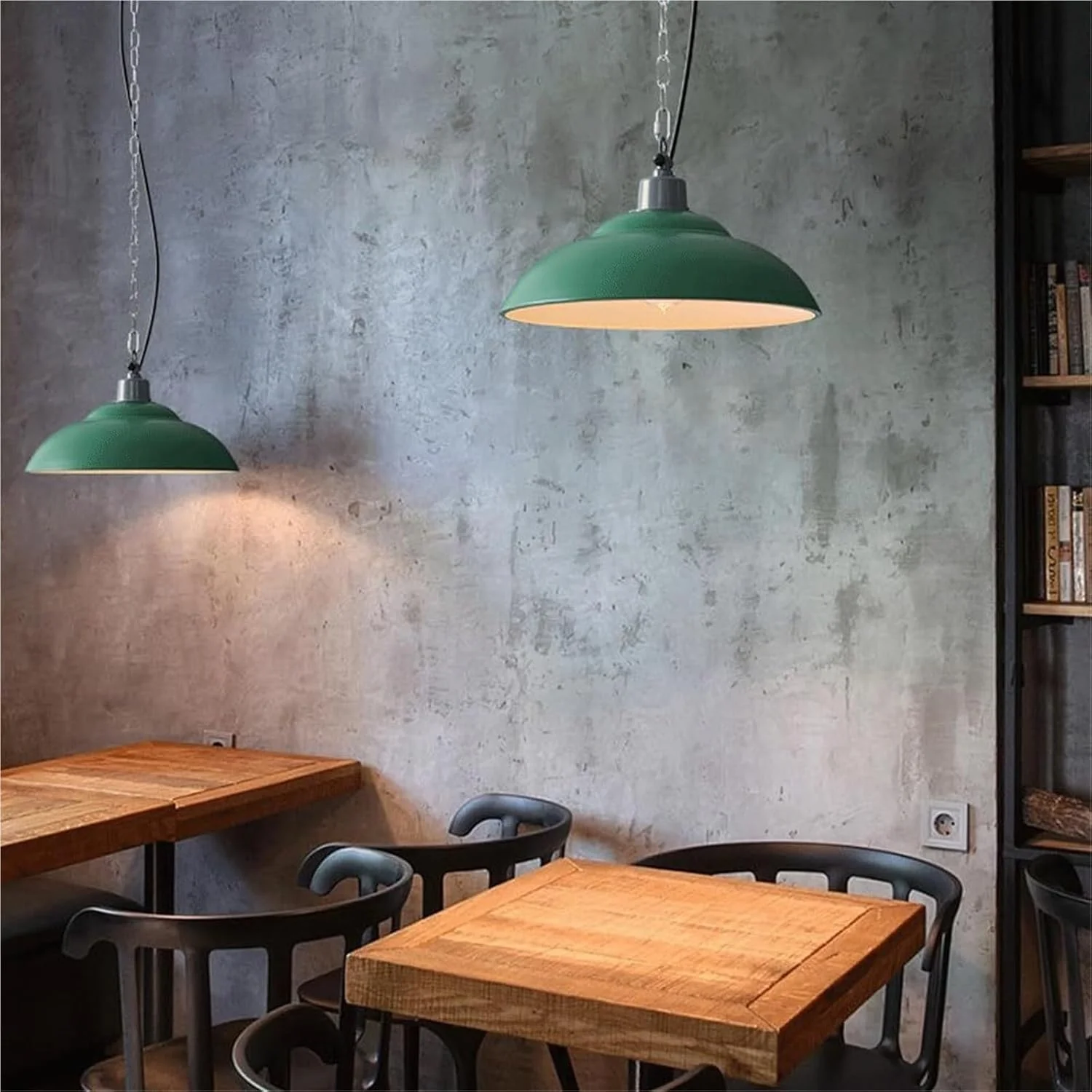 چراغ سقفی روکار صنعتی رترو - چراغ آویز فلزی طرح قابلمه ای برای بار، رستوران و کافی شاپ