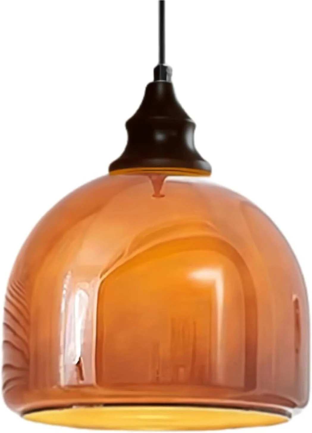 چراغ آویز شیشه ای E27 رترو - لوستر فرانسوی وینتیج برای دکوراسیون اتاق خواب، مطالعه و رستوران چراغ آویز شیشه ای E27 رترو - لوستر فرانسوی وینتیج برای دکوراسیون اتاق خواب، مطالعه و رستوران