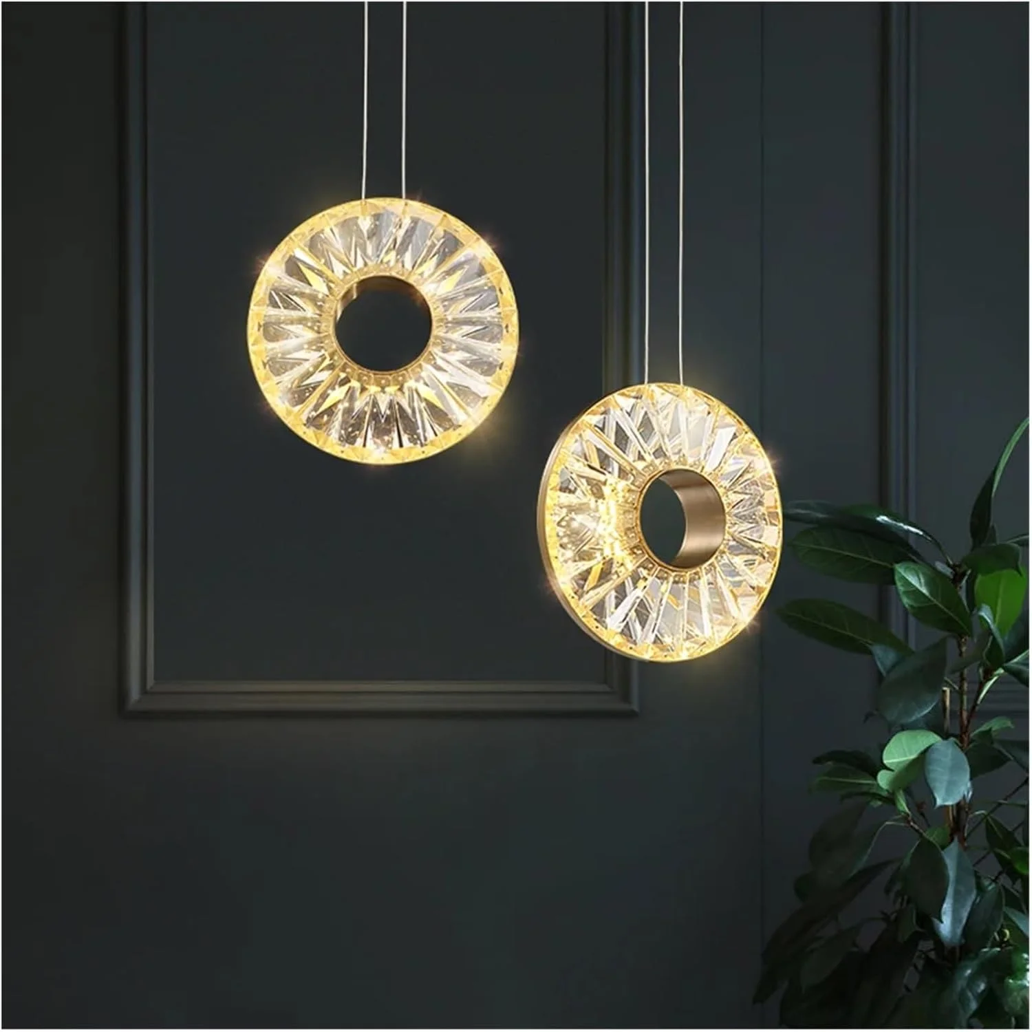 لوستر مسی اتاق ناهارخوری کریستالی لوکس مدرن 3 کلاهک بشقابی اتاق خواب تختخواب بار LED، لوستر لوستر مسی اتاق ناهارخوری کریستالی لوکس مدرن 3 کلاهک بشقابی اتاق خواب تختخواب بار LED، لوستر