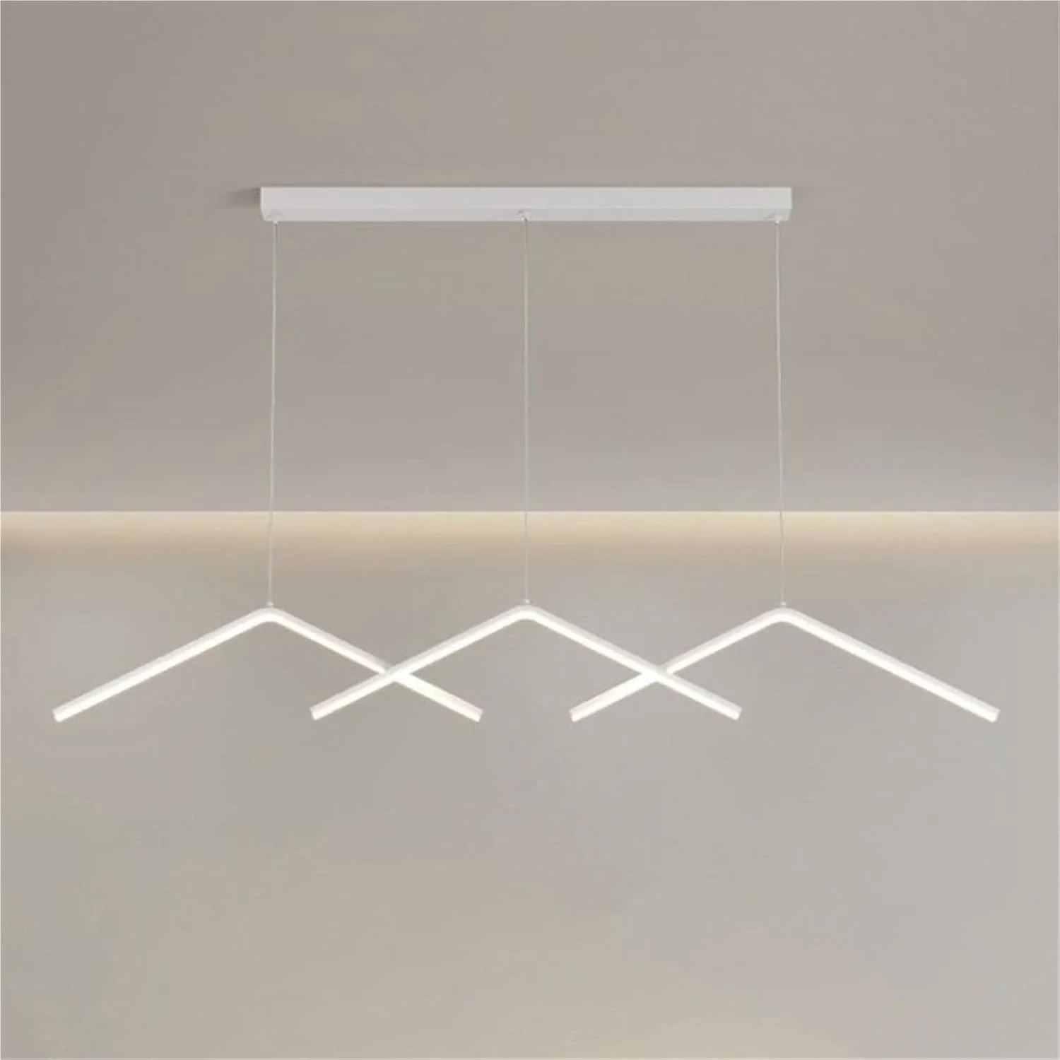 چراغ آویز خطی دیمر دار، موج بلند، لوستر طلایی مدرن، مینیمالیسم، چراغ آویز بار برای اتاق ناهارخوری، جزیره آشپزخانه، قسمت صبحانه چراغ آویز خطی دیمر دار، موج بلند، لوستر طلایی مدرن، مینیمالیسم، چراغ آویز بار برای اتاق ناهارخوری، جزیره آشپزخانه، قسمت صبحانه