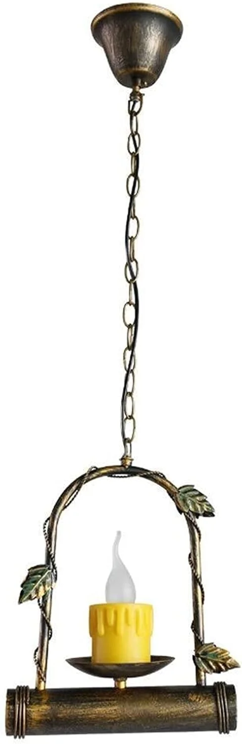 لوسترهای تزئینی آهنی وینتیج، لوستر روشنایی شمع LED خلاقانه عتیقه چراغ های سقفی مدرن اتاق خواب راهرو میز ناهار خوری چراغ آویز لوسترهای تزئینی آهنی وینتیج، لوستر روشنایی شمع LED خلاقانه عتیقه چراغ های سقفی مدرن اتاق خواب راهرو میز ناهار خوری چراغ آویز