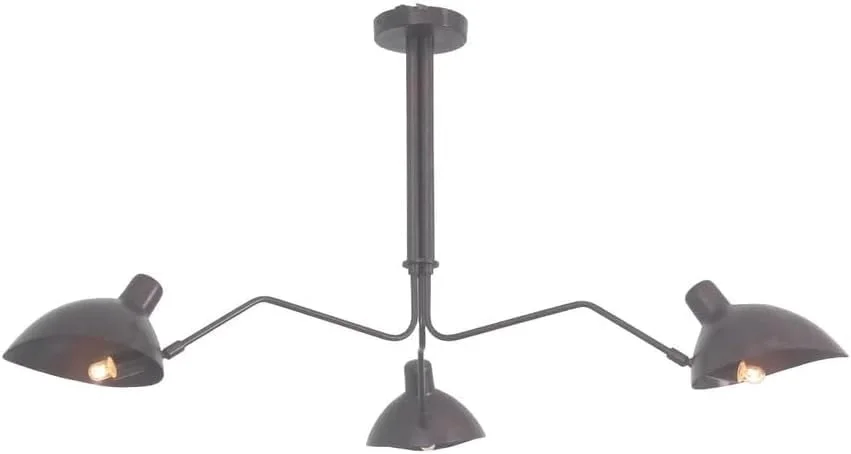 لوستر مدرن اسپوتنیک با 3 بازوی منحنی لوستر مدرن اسپوتنیک با 3 بازوی منحنی