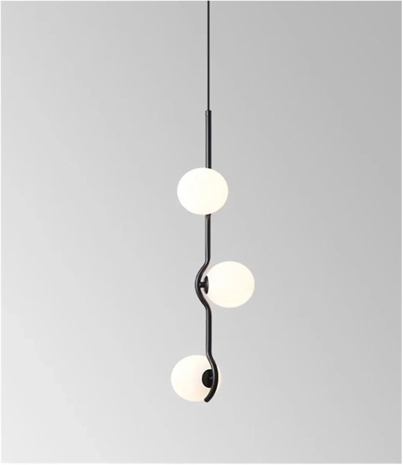 لوستر دکوراسیون منزل چراغ های آویز اتاق ناهار خوری روشنایی داخلی لامپ سقفی سالن روشنایی داخلی، دکور مدرن، تک رنگ - 3 چراغ