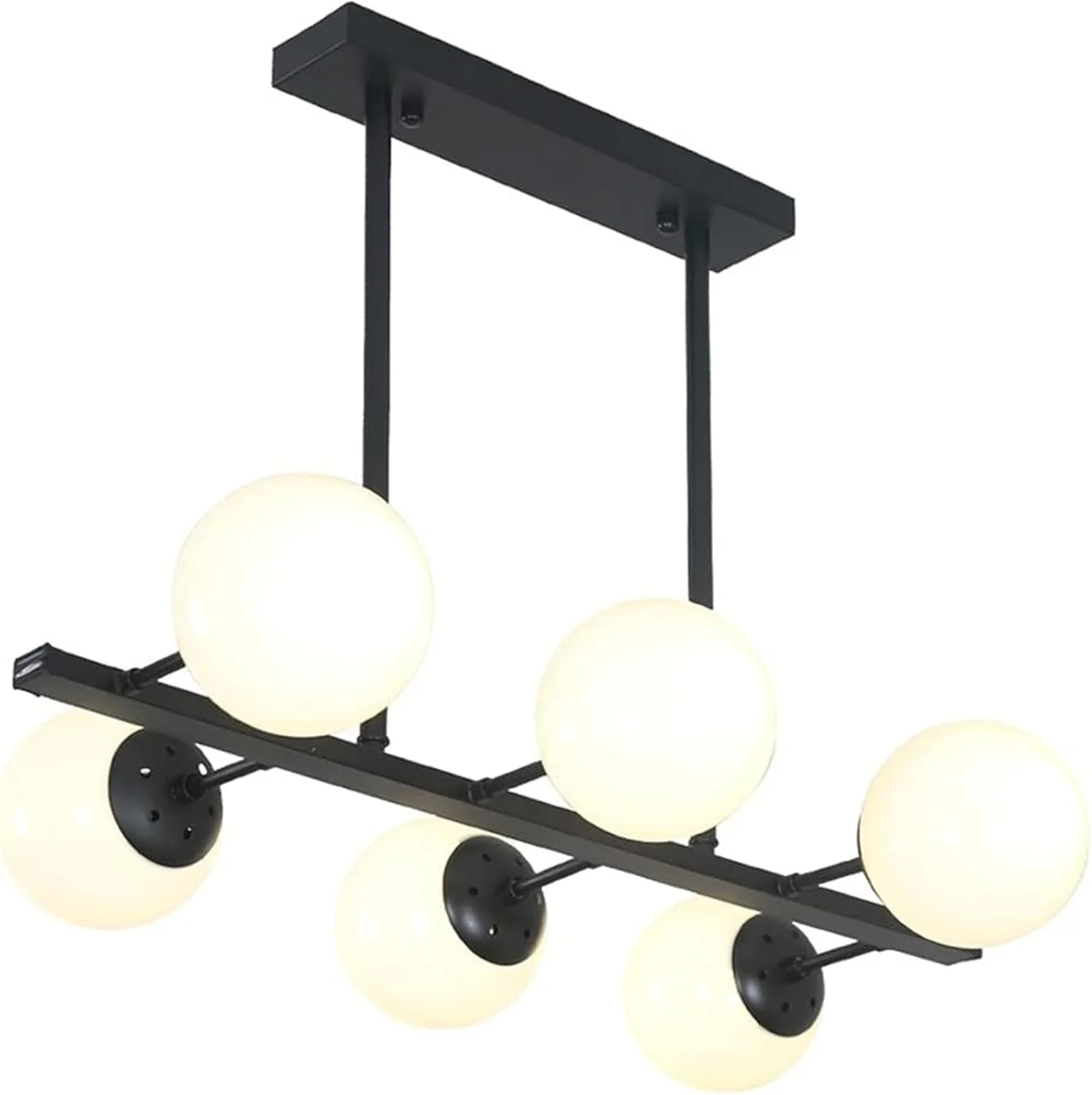 لوستر کریستالی گرد لوکس، آویز مدرن، روشنایی وینتاژ اواسط قرن، چراغ سقفی، چراغ نیمه فرورفته صنعتی برای اتاق نشیمن و غذاخوری