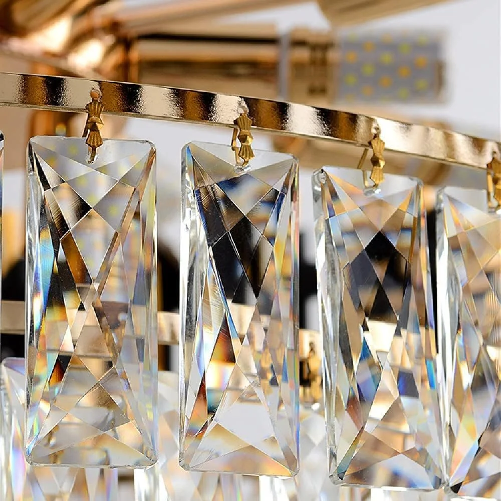 لوستر دیواری کریستالی ساده مدرن خانگی، لوکس، خلاقانه، مناسب ویلا، اتاق غذاخوری، اتاق نشیمن، اتاق خواب (مشکی+طلایی) (دیواری مشکی+طلایی)