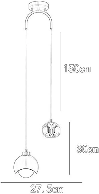 لوستر آویز کریستالی مسی LED، مناسب دیوار پشتی اتاق نشیمن، چراغ آویز با قابلیت تنظیم سه رنگ نور، چراغ های سیم آویز مشکی برای غذاخوری