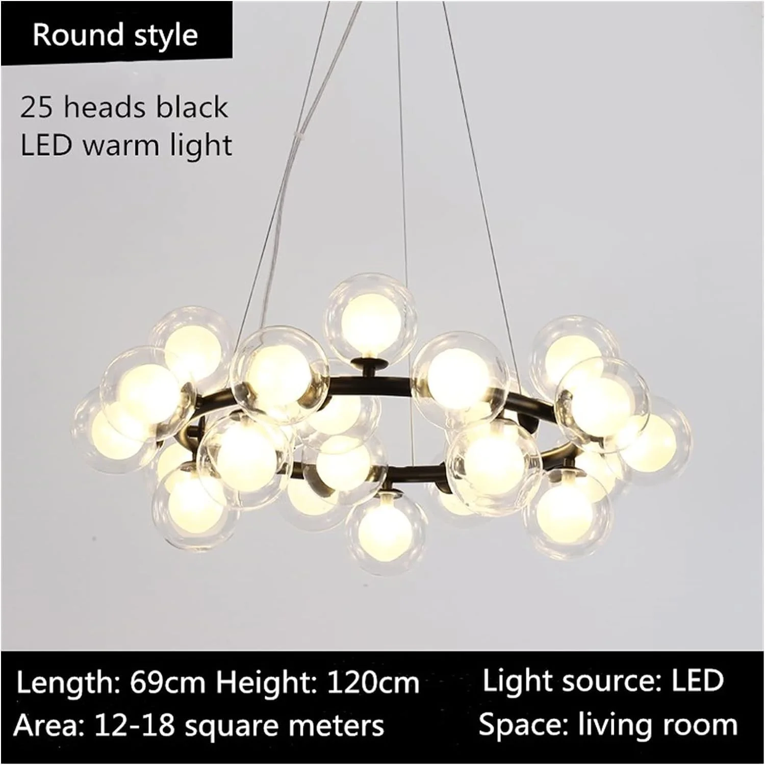 لوسترهای ال ای دی، لوسترهای معلق شیشه ای ال ای دی مدرن سازگار با اتاق نشیمن، اتاق غذاخوری، آشپزخانه، لوسترهای آویز طلایی/مشکی، دکور مدرن، نور سفید لوسترهای ال ای دی، لوسترهای معلق شیشه ای ال ای دی مدرن سازگار با اتاق نشیمن، اتاق غذاخوری، آشپزخانه، لوسترهای آویز طلایی/مشکی، دکور مدرن، نور سفید