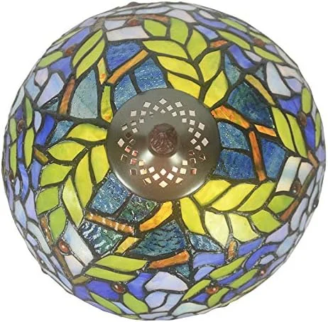 لوستر، آویز ویستریا بنفش شیشه ای رنگی به سبک تیفانی با آباژور دست ساز، مناسب برای تزئین اتاق لوستر، آویز ویستریا بنفش شیشه ای رنگی به سبک تیفانی با آباژور دست ساز، مناسب برای تزئین اتاق