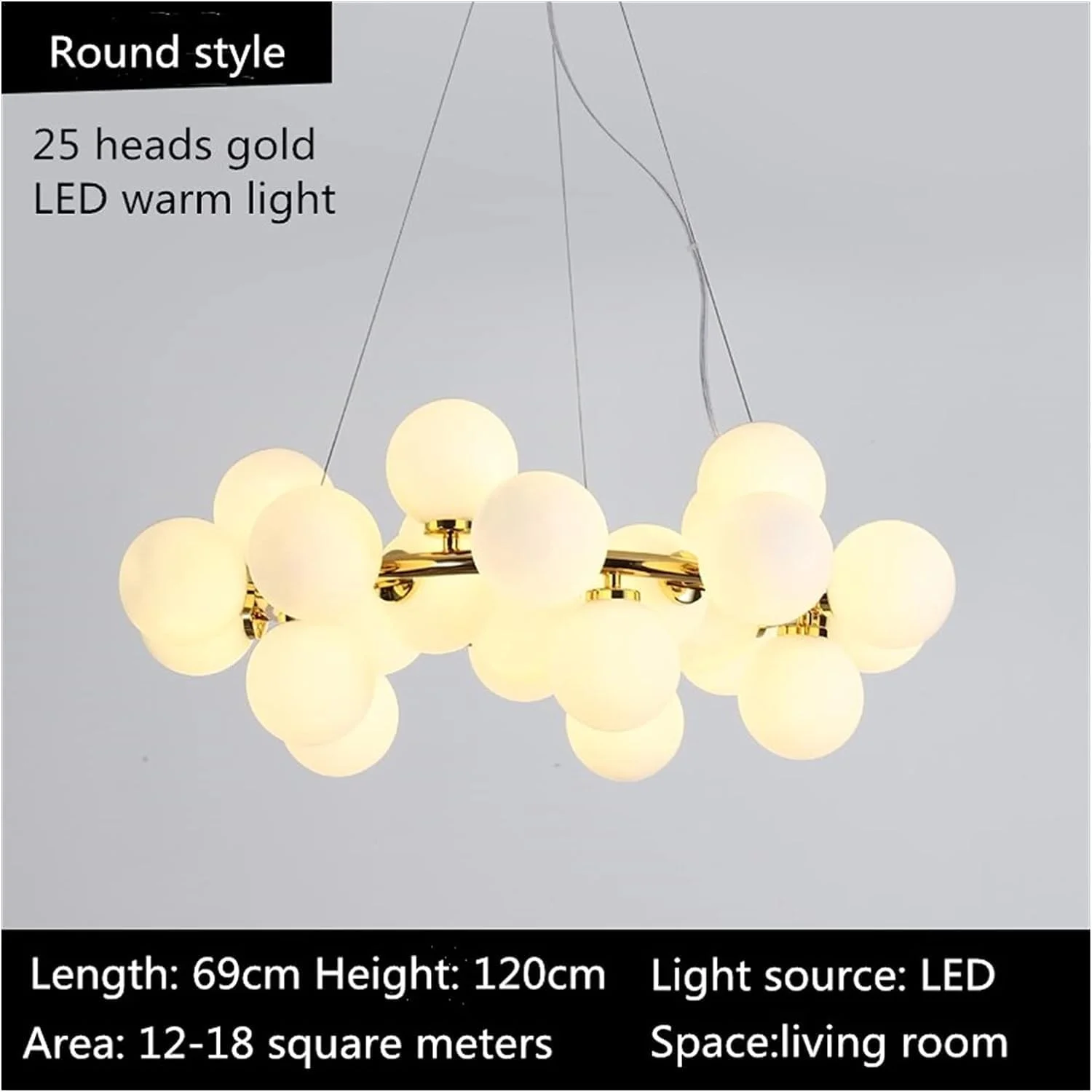 Led Chandeliers, Modern Led Chandeliers Glass Suspension Lustres Compatible With Living Room Dining Room Kitchen Gold/Black Pendant Chandeliers Lighting,Modern Decor,G-Whitelight Led Chandeliers, Modern Led Chandeliers Glass Suspension Lustres Compatible With Living Room Dining Room Kitchen Gold/Black Pendant Chandeliers Lighting,Modern Decor,G-Whitelight