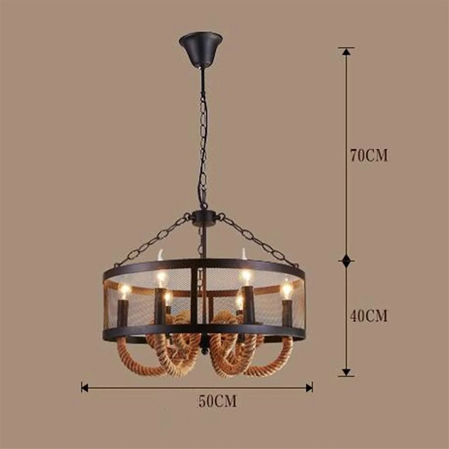 لوسترهای هنری وینتیج با طناب کنفی و آهن فرفورژه ضد زنگ، روشنایی سایه ای مشبک، روشنایی رستوران با سیم خاردار، چراغ های تزئینی لوسترهای هنری وینتیج با طناب کنفی و آهن فرفورژه ضد زنگ، روشنایی سایه ای مشبک، روشنایی رستوران با سیم خاردار، چراغ های تزئینی