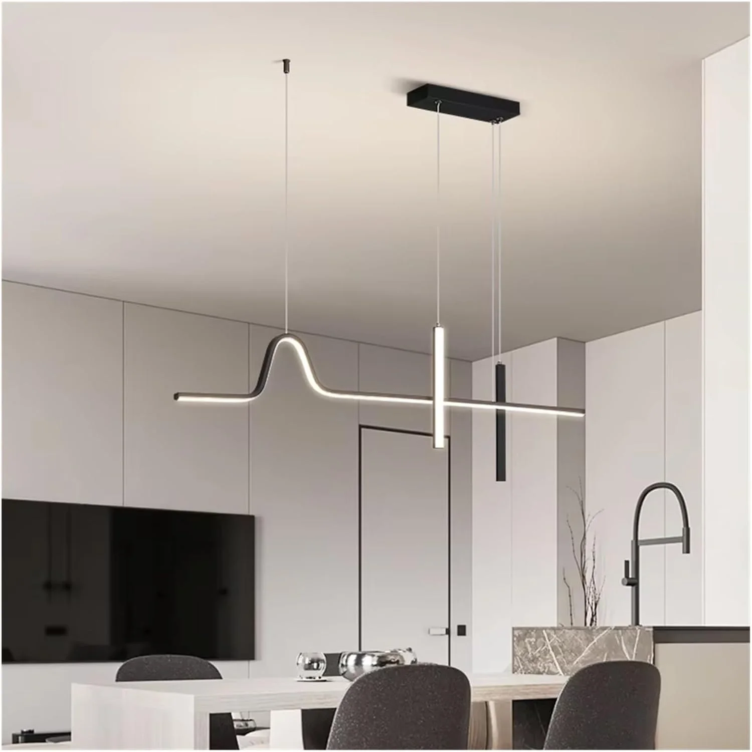 لوسترهای ال ای دی اتاق ناهارخوری مدرن مینیمالیستی نوردیک اتاق خواب چراغ های آویز اتاق ناهارخوری نوار بلند ایتالیایی لامپ های روشنایی داخلی، مدرن، مشکی-3-رنگ C 100CM لوسترهای ال ای دی اتاق ناهارخوری مدرن مینیمالیستی نوردیک اتاق خواب چراغ های آویز اتاق ناهارخوری نوار بلند ایتالیایی لامپ های روشنایی داخلی، مدرن، مشکی-3-رنگ C 100CM