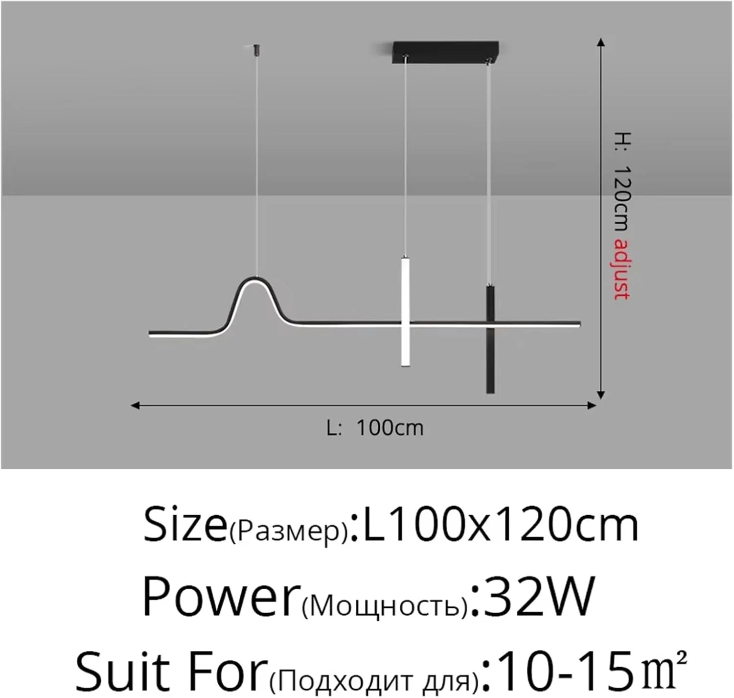 لوسترهای ال ای دی اتاق ناهارخوری مدرن مینیمالیستی نوردیک اتاق خواب چراغ های آویز اتاق ناهارخوری نوار بلند ایتالیایی لامپ های روشنایی داخلی، مدرن، مشکی-3-رنگ C 100CM لوسترهای ال ای دی اتاق ناهارخوری مدرن مینیمالیستی نوردیک اتاق خواب چراغ های آویز اتاق ناهارخوری نوار بلند ایتالیایی لامپ های روشنایی داخلی، مدرن، مشکی-3-رنگ C 100CM