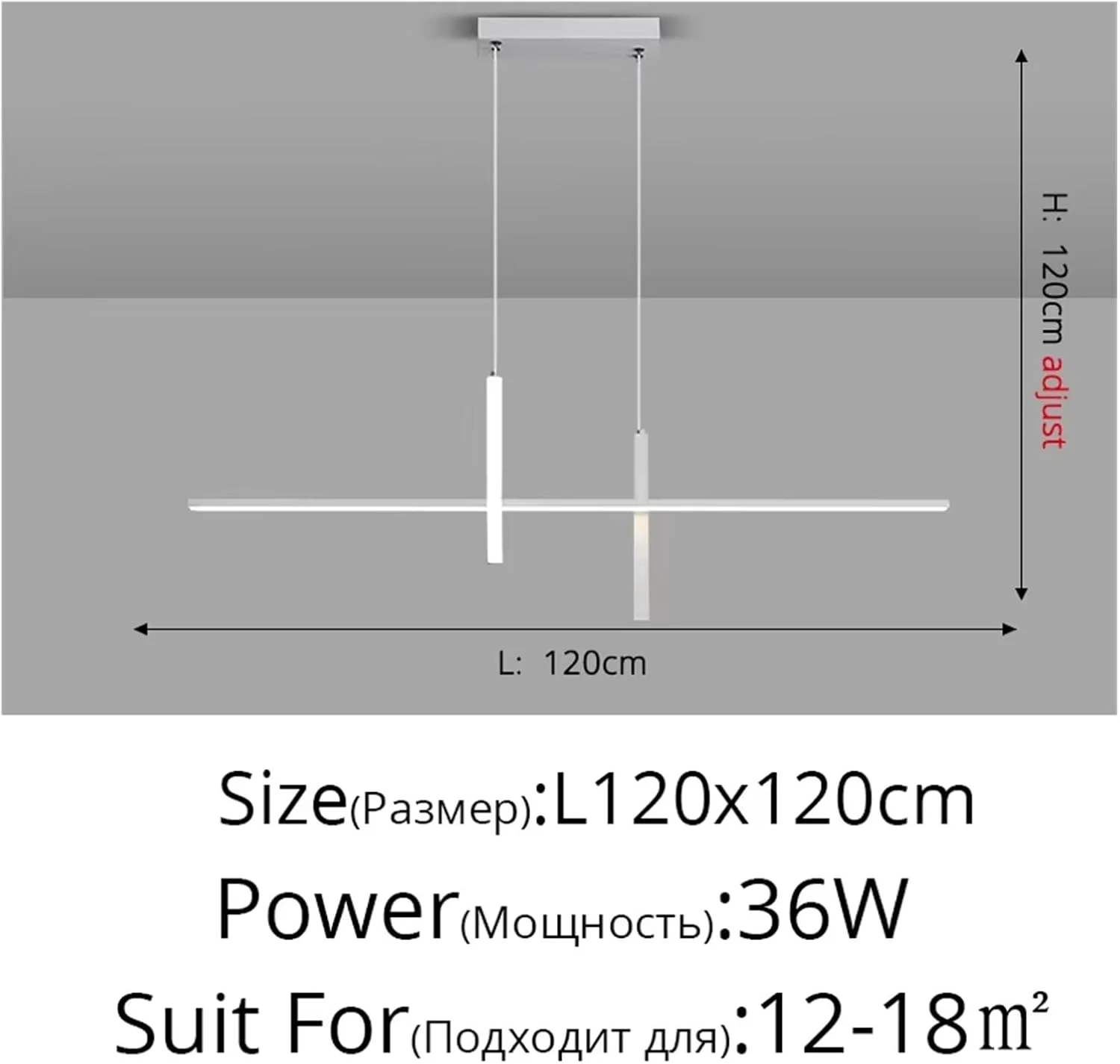 لوسترهای ال ای دی اتاق ناهارخوری مدرن مینیمالیستی نوردی اتاق خواب چراغ های آویز اتاق ناهارخوری نوار بلند ایتالیایی لامپ های روشنایی داخلی، مدرن، سفید-3-رنگ B 120CM