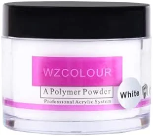 پودر اکریلیک حرفه ای برای کاشت ناخن و ناخن های مصنوعی، 56 گرم/100 میلی لیتر (سفید)