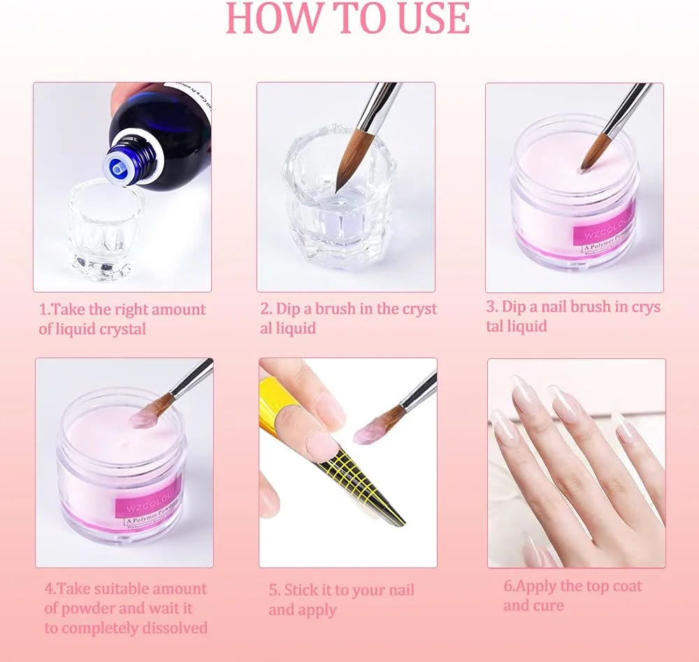 پودر اکریلیک حرفه ای برای کاشت ناخن و ناخن های مصنوعی، 56 گرم/100 میلی لیتر (سفید)