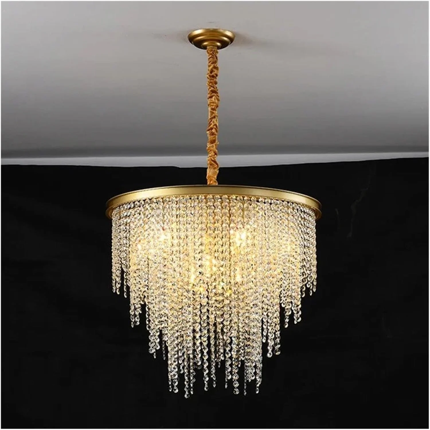 لوستر های کریستالی LED لوکس، چراغ های آویز، روشنایی آویز، مناسب برای دکوراسیون اتاق نشیمن، آشپزخانه، جزیره، هتل، رستوران، لامپ های دکوری مدرن، طلایی - سفید گرم - قطر 60 سانتی متر لوستر های کریستالی LED لوکس، چراغ های آویز، روشنایی آویز، مناسب برای دکوراسیون اتاق نشیمن، آشپزخانه، جزیره، هتل، رستوران، لامپ های دکوری مدرن، طلایی - سفید گرم - قطر 60 سانتی متر