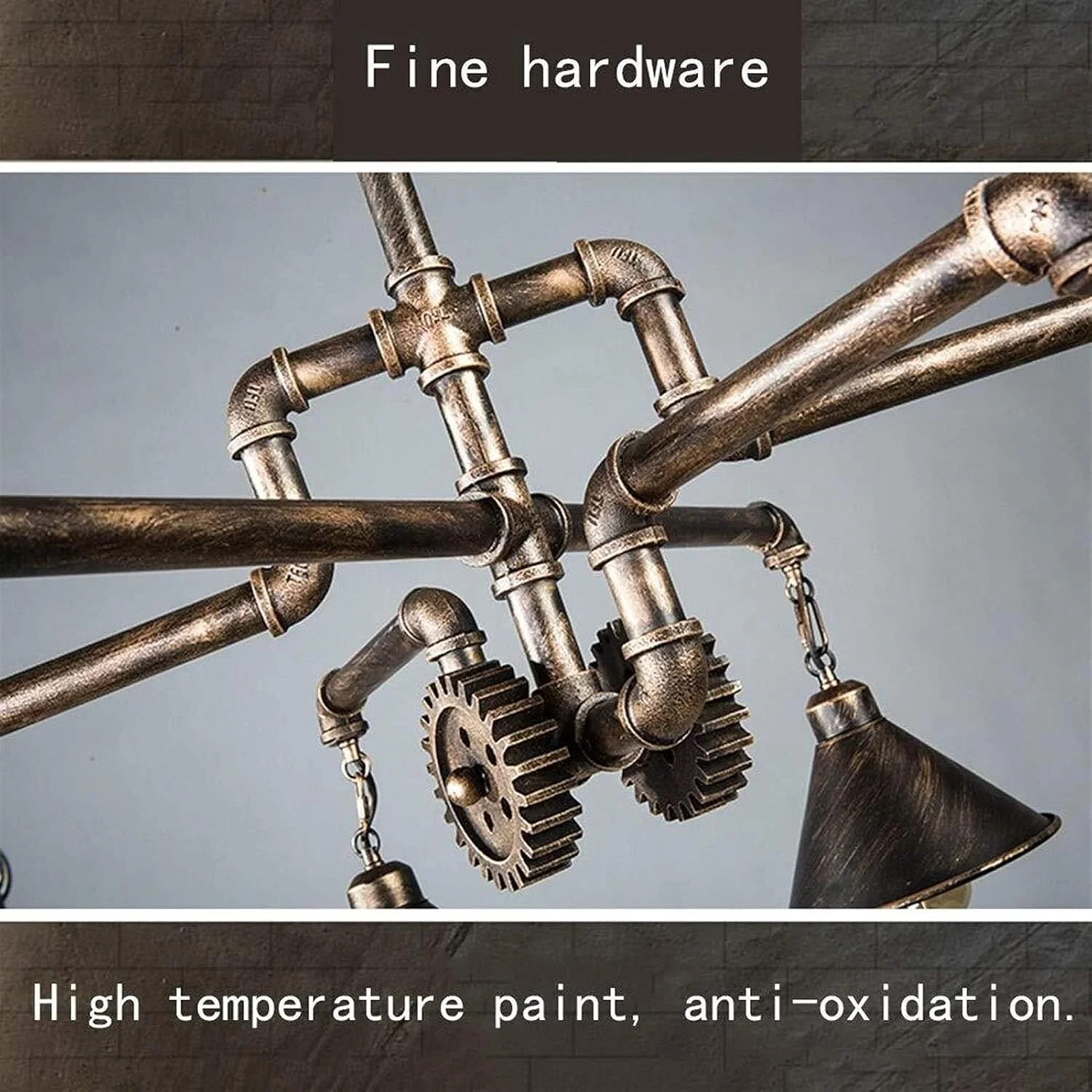 لوستر چند شاخه طرح صنعتی رترو، جنس آهن، مناسب دکوراسیون، طراحی خلاقانه لوله آب، مناسب فروشگاه لباس، کتابفروشی و رستوران لوستر چند شاخه طرح صنعتی رترو، جنس آهن، مناسب دکوراسیون، طراحی خلاقانه لوله آب، مناسب فروشگاه لباس، کتابفروشی و رستوران