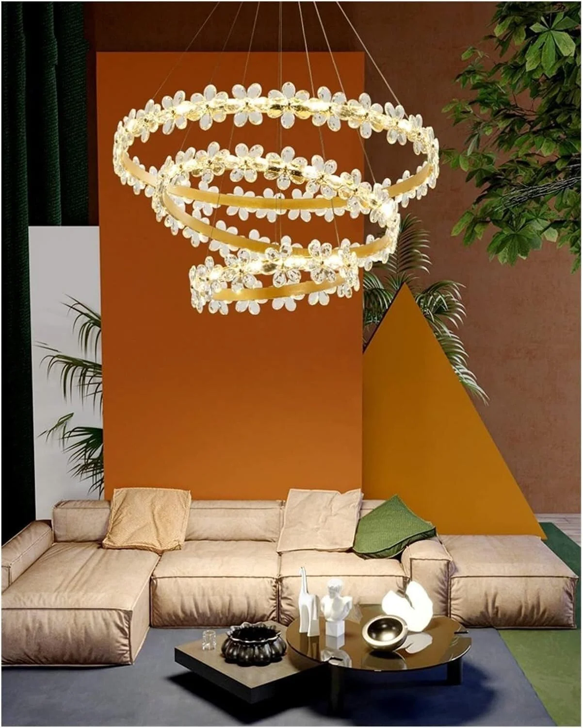 لوستر کریستالی طلایی با لامپ ال ای دی مناسب برای اتاق خواب، ناهارخوری، اتاق نشیمن، لوستر دکوری مدرن ال ای دی، دکور مدرن، طلایی-D40*60*80cm لوستر کریستالی طلایی با لامپ ال ای دی مناسب برای اتاق خواب، ناهارخوری، اتاق نشیمن، لوستر دکوری مدرن ال ای دی، دکور مدرن، طلایی-D40*60*80cm