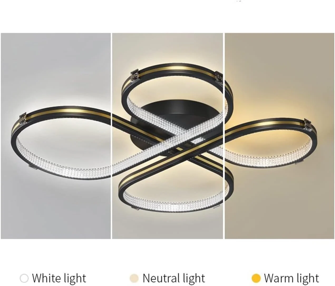 لوسترهای ال ای دی، چراغ های سقفی مشکی، لامپ های سقفی ال ای دی مدرن سازگار با اتاق نشیمن، اتاق خواب، اتاق غذاخوری، راهرو، چراغ های روشنایی، دکور مدرن، طلایی-45 سانتی متر لوسترهای ال ای دی، چراغ های سقفی مشکی، لامپ های سقفی ال ای دی مدرن سازگار با اتاق نشیمن، اتاق خواب، اتاق غذاخوری، راهرو، چراغ های روشنایی، دکور مدرن، طلایی-45 سانتی متر