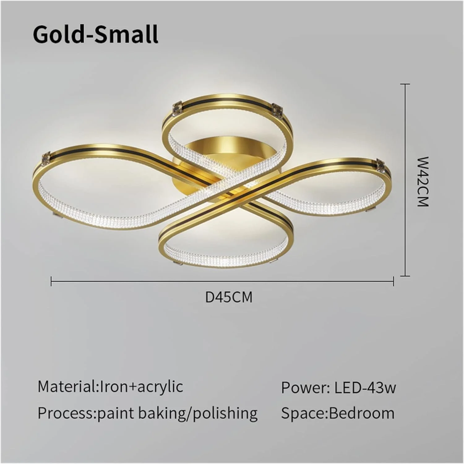 لوسترهای ال ای دی، چراغ های سقفی مشکی، لامپ های سقفی ال ای دی مدرن سازگار با اتاق نشیمن، اتاق خواب، اتاق غذاخوری، راهرو، چراغ های روشنایی، دکور مدرن، طلایی-45 سانتی متر لوسترهای ال ای دی، چراغ های سقفی مشکی، لامپ های سقفی ال ای دی مدرن سازگار با اتاق نشیمن، اتاق خواب، اتاق غذاخوری، راهرو، چراغ های روشنایی، دکور مدرن، طلایی-45 سانتی متر