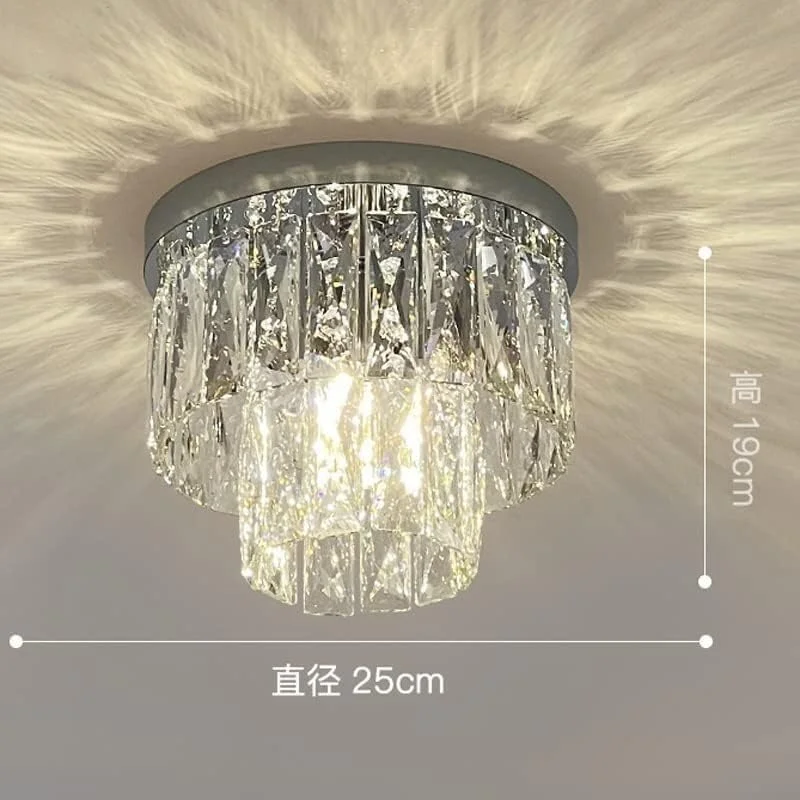 لوستر، لوستر کریستالی 4 شاخه E12، آویز مدرن عتیقه چراغ سقفی اتاق نشیمن اتاق غذاخوری اتاق خواب ورودی، دکور مدرن، نقره ای-25 * 19 سانتی متر لوستر، لوستر کریستالی 4 شاخه E12، آویز مدرن عتیقه چراغ سقفی اتاق نشیمن اتاق غذاخوری اتاق خواب ورودی، دکور مدرن، نقره ای-25 * 19 سانتی متر