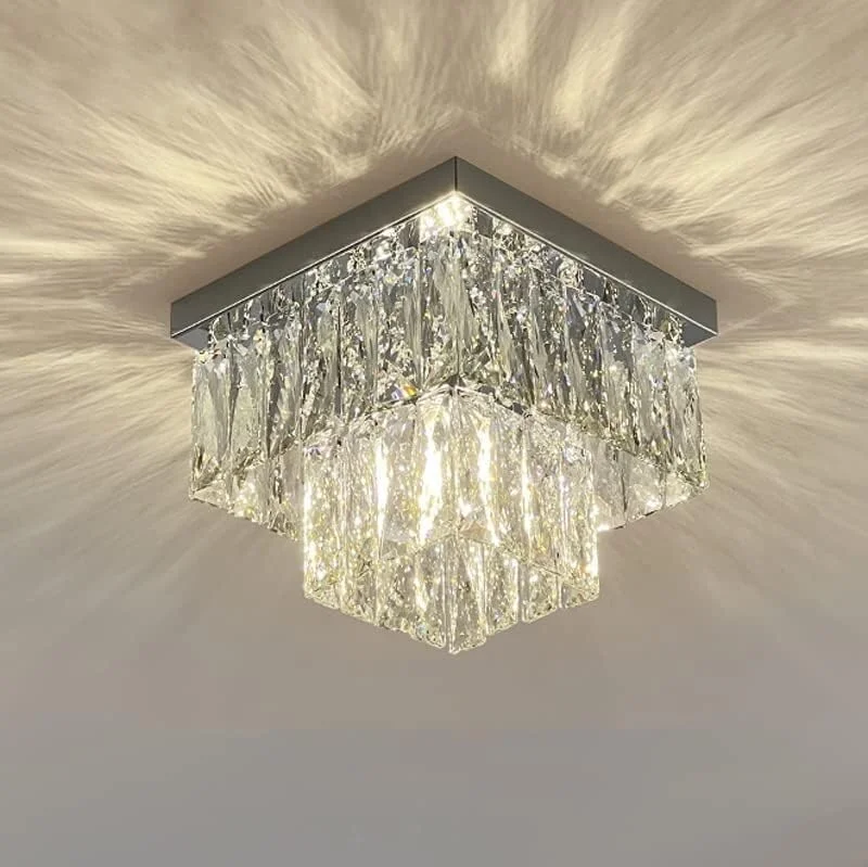 لوستر، لوستر کریستالی 4 شاخه E12، آویز مدرن عتیقه چراغ سقفی اتاق نشیمن اتاق غذاخوری اتاق خواب ورودی، دکور مدرن، نقره ای-25 * 19 سانتی متر لوستر، لوستر کریستالی 4 شاخه E12، آویز مدرن عتیقه چراغ سقفی اتاق نشیمن اتاق غذاخوری اتاق خواب ورودی، دکور مدرن، نقره ای-25 * 19 سانتی متر