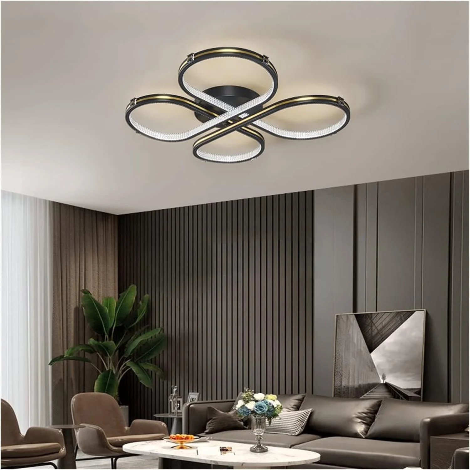 لوسترهای ال ای دی، چراغ های سقفی مشکی، لامپ های سقفی ال ای دی مدرن سازگار با اتاق نشیمن، اتاق خواب، اتاق غذاخوری، راهرو، چراغ های روشنایی، دکور مدرن، تک رنگ - 45 سانتی متر لوسترهای ال ای دی، چراغ های سقفی مشکی، لامپ های سقفی ال ای دی مدرن سازگار با اتاق نشیمن، اتاق خواب، اتاق غذاخوری، راهرو، چراغ های روشنایی، دکور مدرن، تک رنگ - 45 سانتی متر