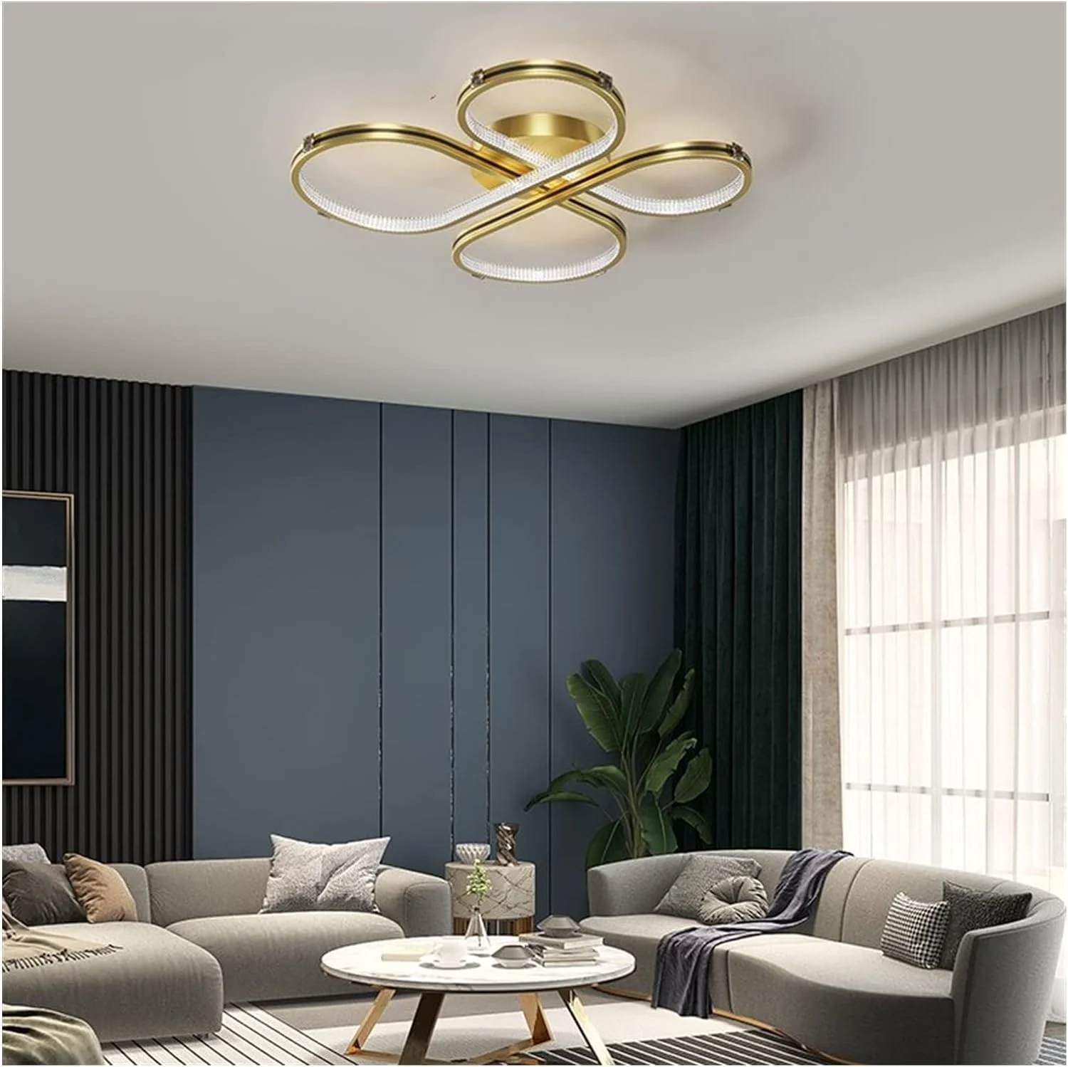 لوسترهای ال ای دی، چراغ های سقفی مشکی چراغ های سقفی ال ای دی مدرن سازگار با اتاق نشیمن اتاق خواب اتاق غذاخوری راهرو وسایل روشنایی، دکور مدرن، طلایی-55 سانتی متر لوسترهای ال ای دی، چراغ های سقفی مشکی چراغ های سقفی ال ای دی مدرن سازگار با اتاق نشیمن اتاق خواب اتاق غذاخوری راهرو وسایل روشنایی، دکور مدرن، طلایی-55 سانتی متر