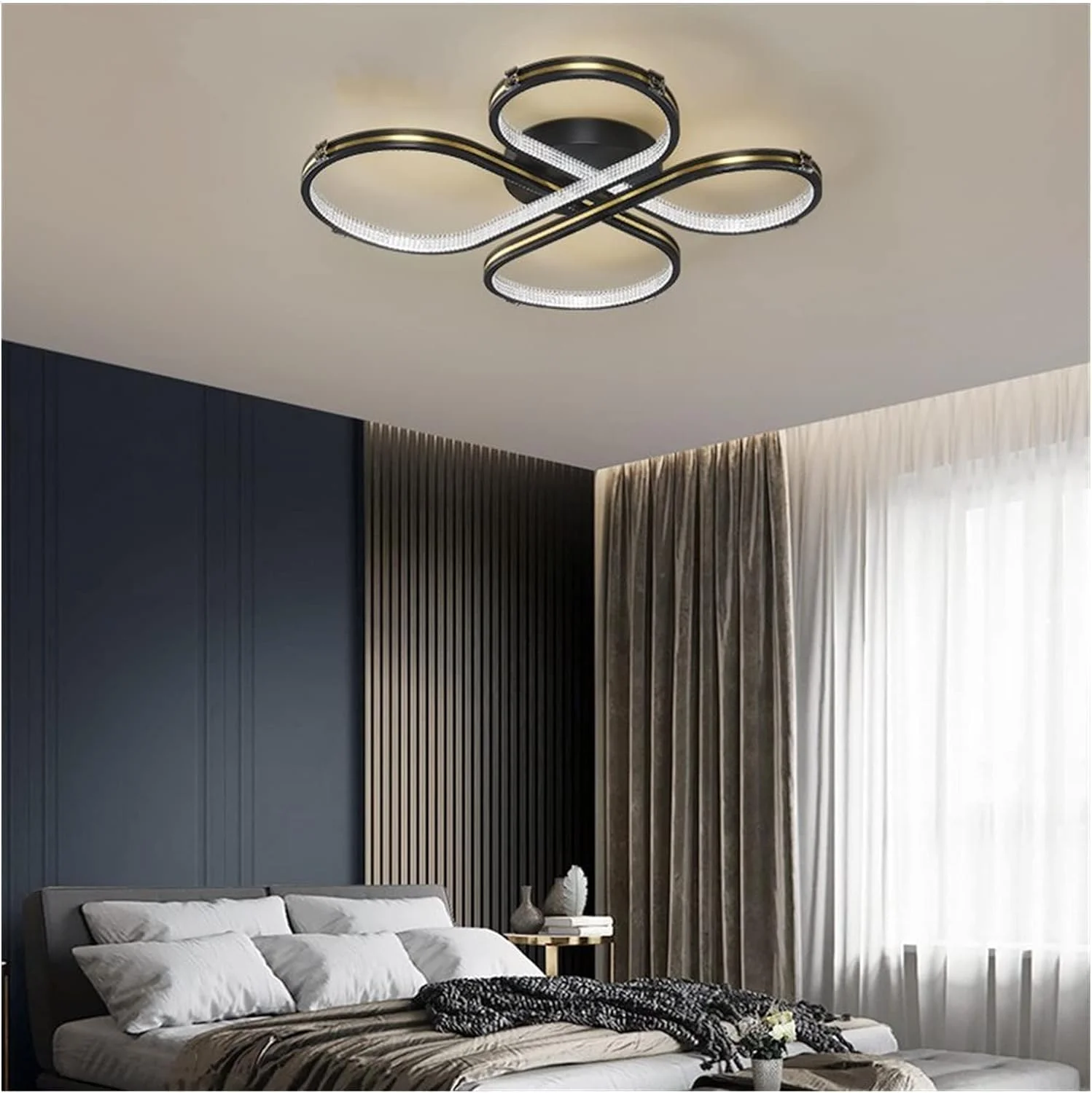 لوسترهای ال ای دی، چراغ های سقفی مشکی، لامپ های سقفی ال ای دی مدرن سازگار با اتاق نشیمن، اتاق خواب، اتاق غذاخوری، راهرو، چراغ های روشنایی، دکور مدرن، تک رنگ - 45 سانتی متر لوسترهای ال ای دی، چراغ های سقفی مشکی، لامپ های سقفی ال ای دی مدرن سازگار با اتاق نشیمن، اتاق خواب، اتاق غذاخوری، راهرو، چراغ های روشنایی، دکور مدرن، تک رنگ - 45 سانتی متر