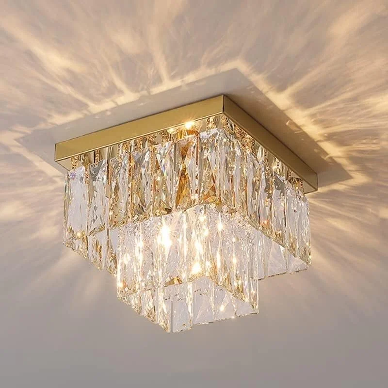 لوستر 4 شاخه کریستالی E12، چراغ آویز سقفی عتیقه مدرن مناسب اتاق نشیمن، اتاق غذاخوری، اتاق خواب، ورودی، دکور مدرن، طلایی - 25 * 19 سانتی متر لوستر 4 شاخه کریستالی E12، چراغ آویز سقفی عتیقه مدرن مناسب اتاق نشیمن، اتاق غذاخوری، اتاق خواب، ورودی، دکور مدرن، طلایی - 25 * 19 سانتی متر