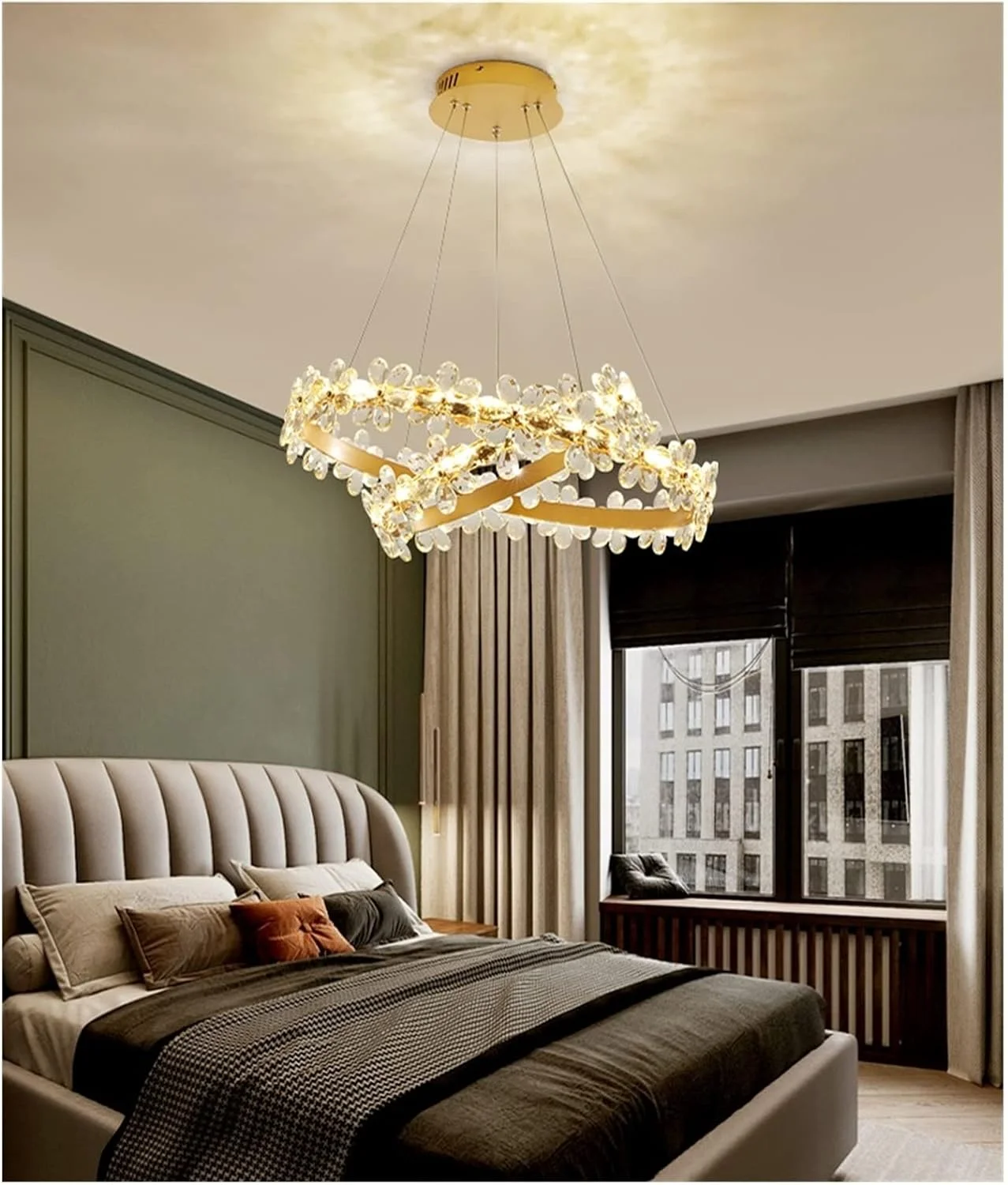 لوسترهای ال ای دی، لوستر کریستالی روشنایی قهوه ای طلایی لامپ ال ای دی سازگار با اتاق خواب ناهار خوری اتاق نشیمن دکور لوستر سقفی آویز، دکور مدرن، طلایی سفید سرد-D6080 لوسترهای ال ای دی، لوستر کریستالی روشنایی قهوه ای طلایی لامپ ال ای دی سازگار با اتاق خواب ناهار خوری اتاق نشیمن دکور لوستر سقفی آویز، دکور مدرن، طلایی سفید سرد-D6080