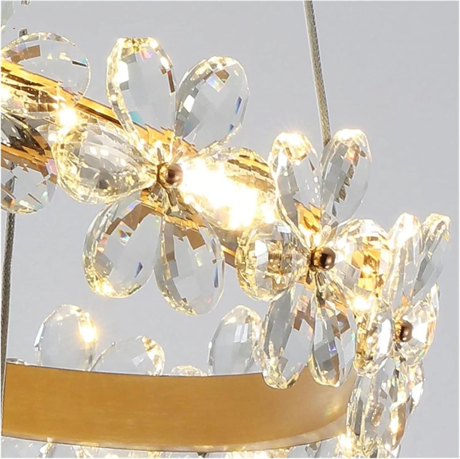 لوسترهای ال ای دی، لوستر کریستالی روشنایی قهوه ای طلایی لامپ ال ای دی سازگار با اتاق خواب ناهار خوری اتاق نشیمن دکور لوستر سقفی آویز، دکور مدرن، قهوه ای دیمر شونده-D40 لوسترهای ال ای دی، لوستر کریستالی روشنایی قهوه ای طلایی لامپ ال ای دی سازگار با اتاق خواب ناهار خوری اتاق نشیمن دکور لوستر سقفی آویز، دکور مدرن، قهوه ای دیمر شونده-D40