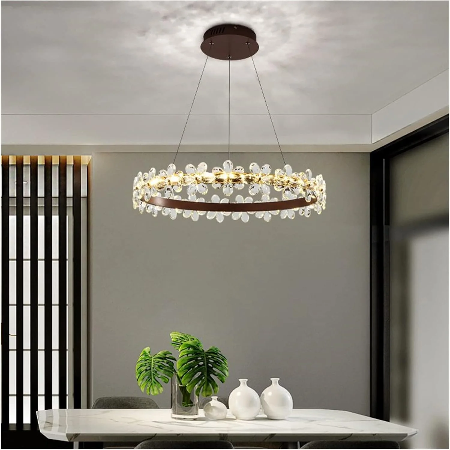 لوسترهای ال ای دی، روشنایی لوستر کریستالی طلایی قهوه ای ال ای دی سازگار با اتاق خواب، ناهارخوری، اتاق نشیمن، لوستر سقفی دکوری، آویز لوستر، دکور مدرن، قهوه ای-سفید یخی-D80 لوسترهای ال ای دی، روشنایی لوستر کریستالی طلایی قهوه ای ال ای دی سازگار با اتاق خواب، ناهارخوری، اتاق نشیمن، لوستر سقفی دکوری، آویز لوستر، دکور مدرن، قهوه ای-سفید یخی-D80