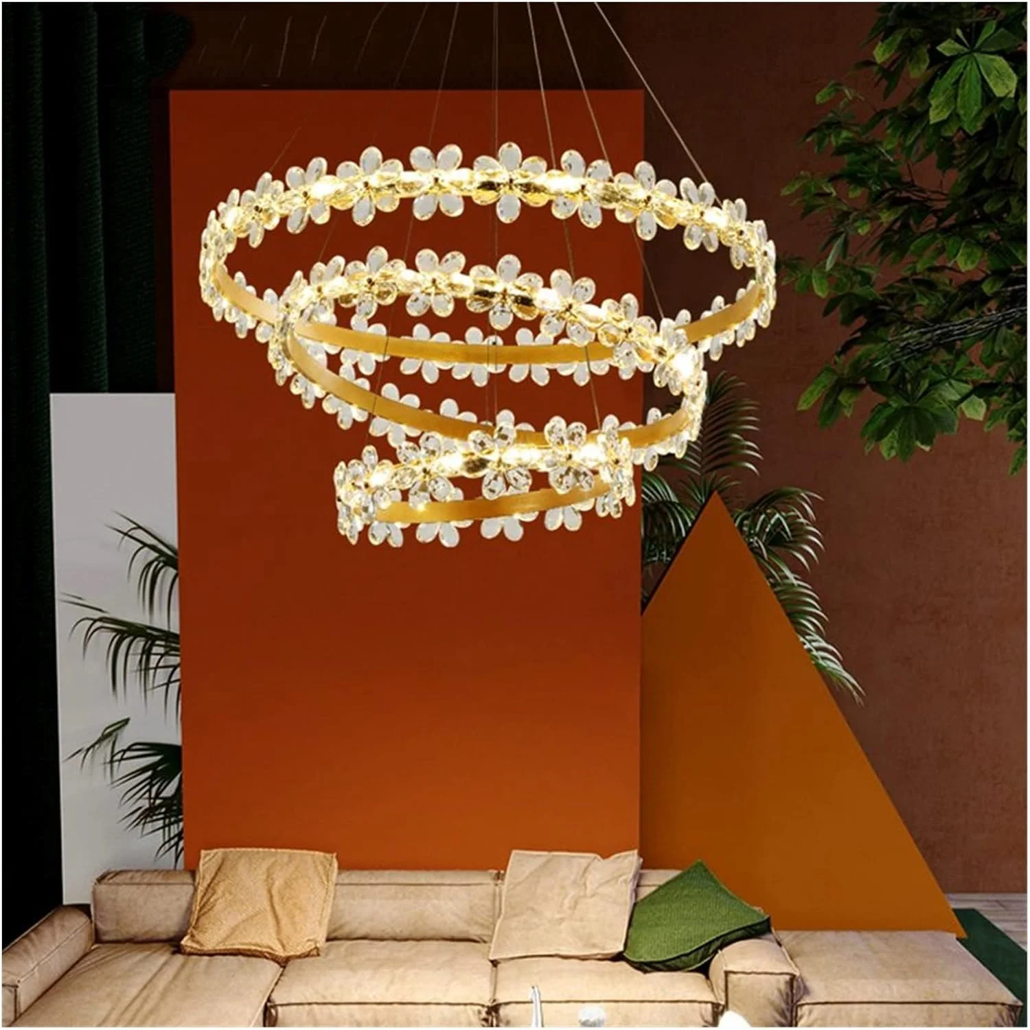 لوستر ال ای دی، لوستر کریستالی روشنایی قهوه ای طلایی ال ای دی سازگار با اتاق خواب، ناهارخوری، اتاق نشیمن، لوستر سقفی دکوری، آویز لوستر، دکور مدرن، قهوه ای 3 رنگ - D406080 لوستر ال ای دی، لوستر کریستالی روشنایی قهوه ای طلایی ال ای دی سازگار با اتاق خواب، ناهارخوری، اتاق نشیمن، لوستر سقفی دکوری، آویز لوستر، دکور مدرن، قهوه ای 3 رنگ - D406080