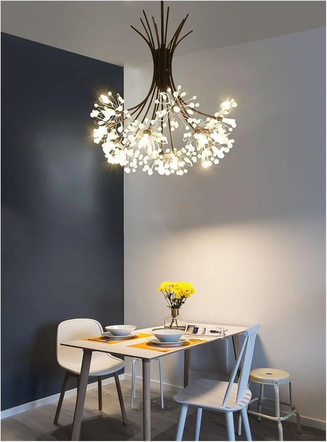 لوسترهای کریستالی LED مدرن و لوکس، لوستر آویز طلایی دکوراتیو آرت دکو، مناسب برای نورپردازی اتاق نشیمن و آشپزخانه، دکور مدرن، تک رنگ - 13 شعله، قطر 45 در ارتفاع 50 سانتی متر لوسترهای کریستالی LED مدرن و لوکس، لوستر آویز طلایی دکوراتیو آرت دکو، مناسب برای نورپردازی اتاق نشیمن و آشپزخانه، دکور مدرن، تک رنگ - 13 شعله، قطر 45 در ارتفاع 50 سانتی متر