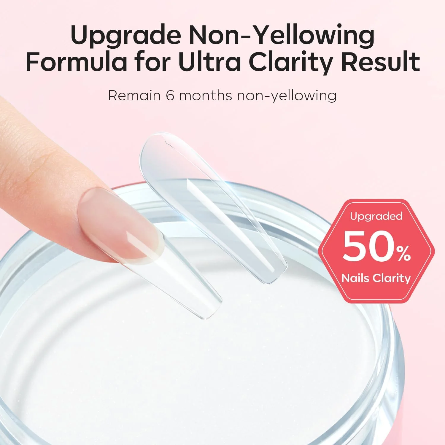 پودر اکریلیک شفاف مدلونز، 120 گرم، سیستم حرفه ای ناخن اکریلیک، مناسب برای اکستنشن ناخن، ناخن فرانسوی، بدون بو، خشک شدن سریع در هوا